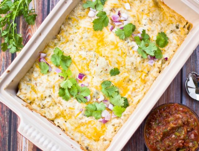 sour cream chicken enchiladas
