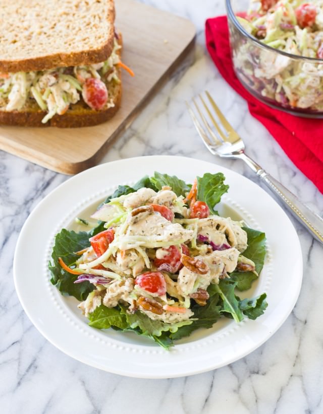 chicken broccoli slaw