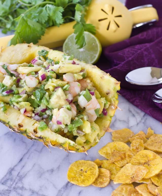 pineapple shrimp ceviche