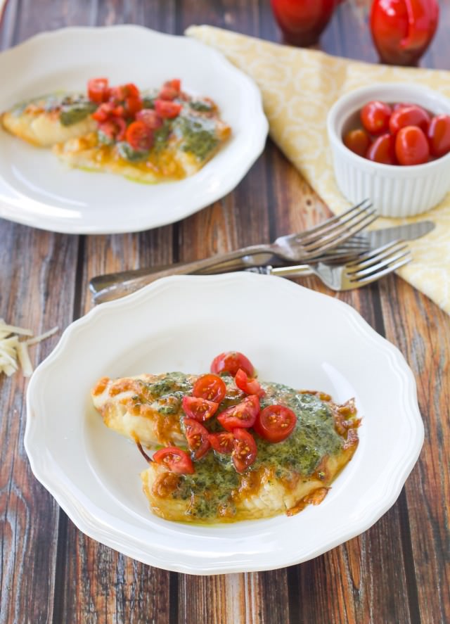 tried and true: parmesan pesto tilapia