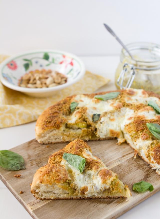 pistachio pesto pizza