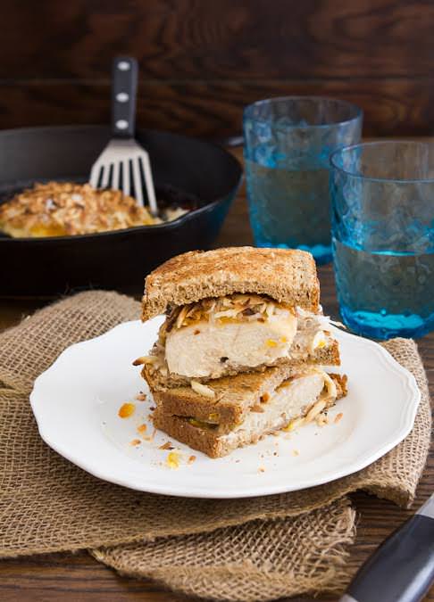 sweet and crunchy chicken sandwiches
