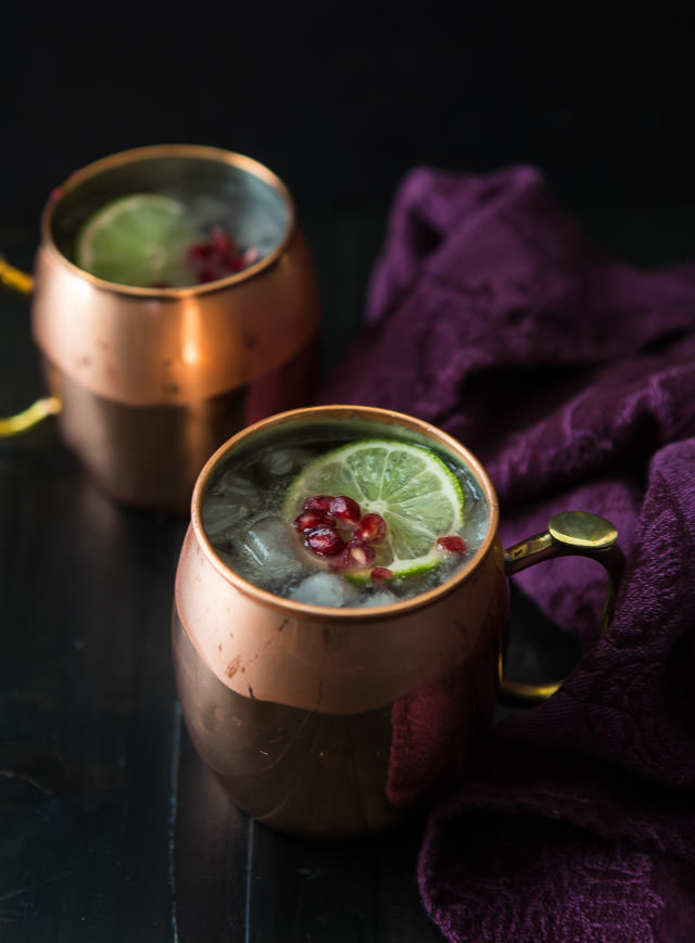 pomegranate moscow mule