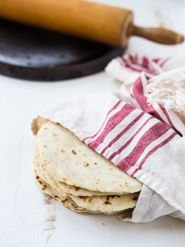 homemade flour tortillas