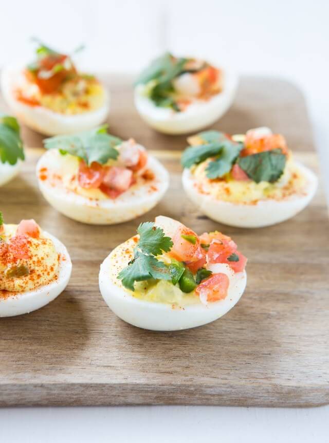 southwestern deviled eggs