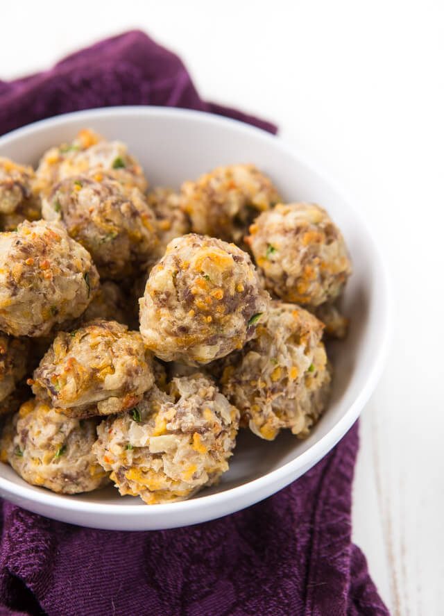 hash brown sausage balls