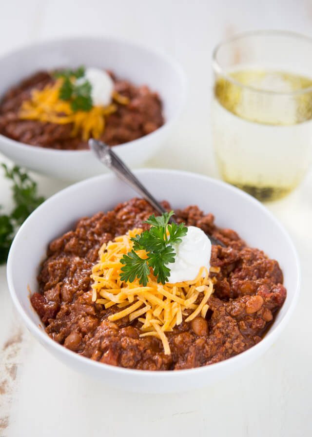 slow cooker chili