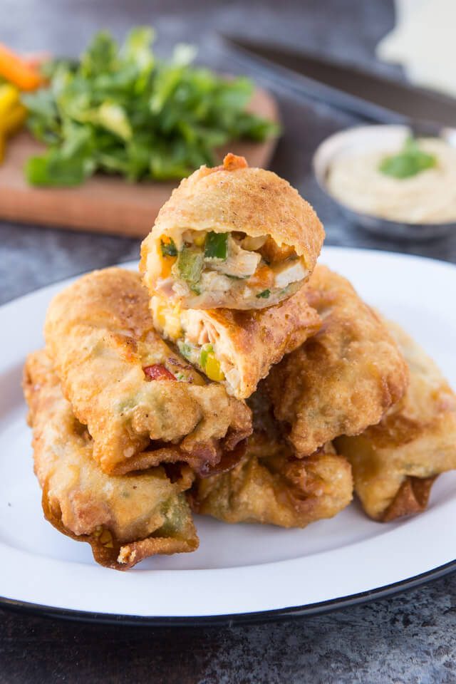 southwestern egg rolls