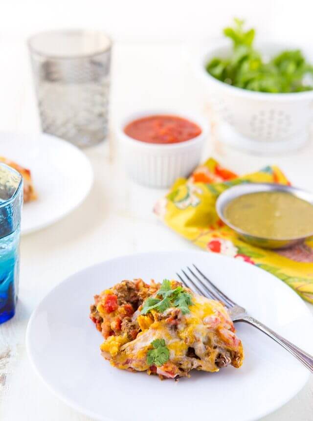 slow cooker stacked enchiladas