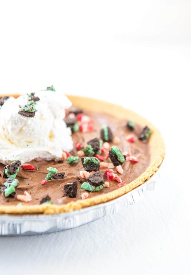 no bake chocolate candy bar pie