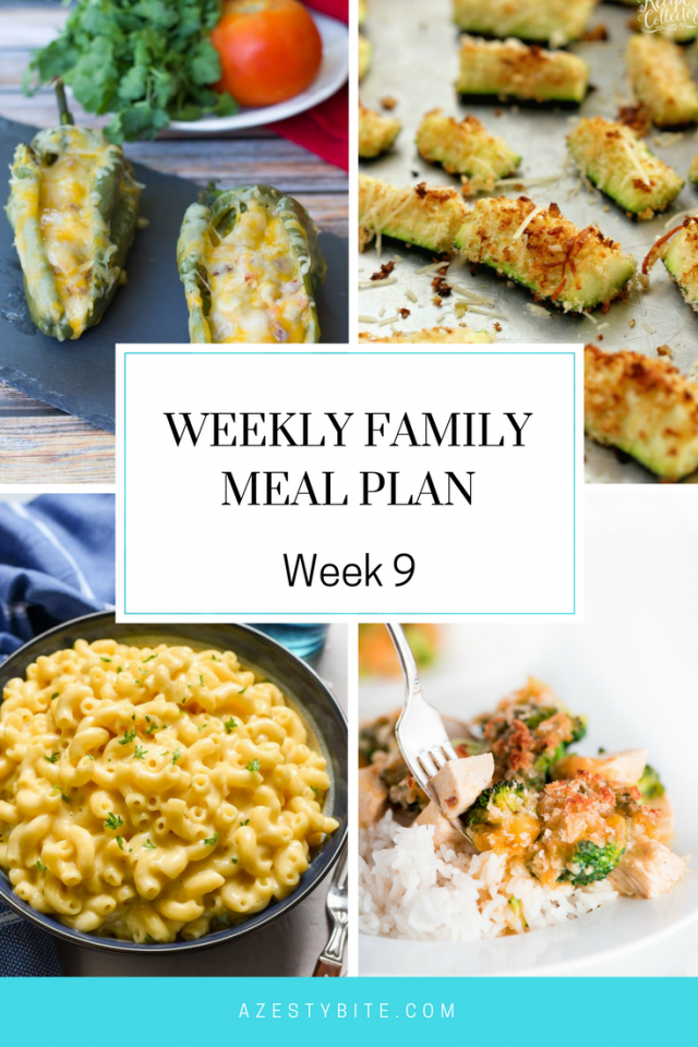 weekly family meal plans