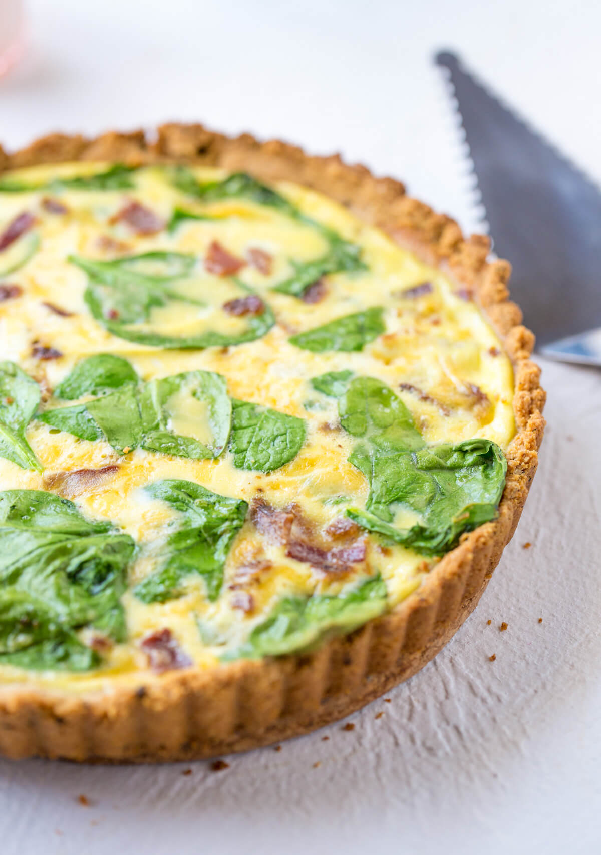 Keto Breakfast Quiche - A Zesty Bite