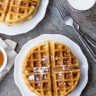 homemade waffle batter